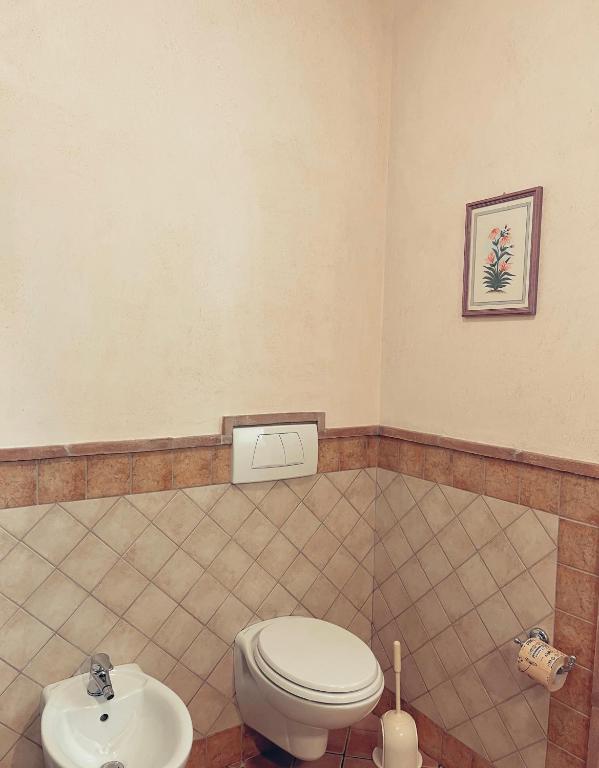 Koupelna v ubytování Residenze l'Alberata