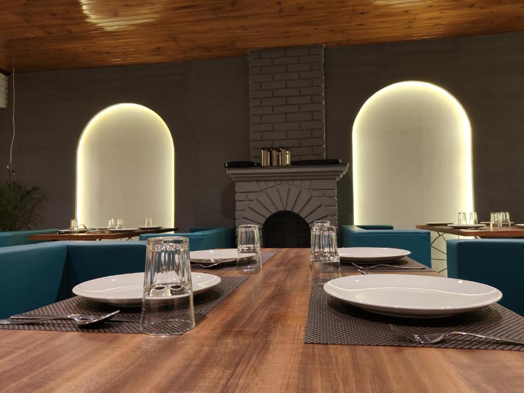 Posezení v ubytování Mount Polaris Suites & Spa