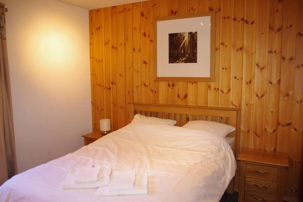 Postel nebo postele na pokoji v ubytování Chalet Mille Étoiles