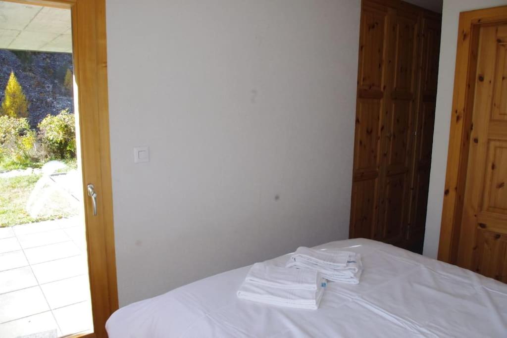 Postel nebo postele na pokoji v ubytování Chalet Mille Étoiles