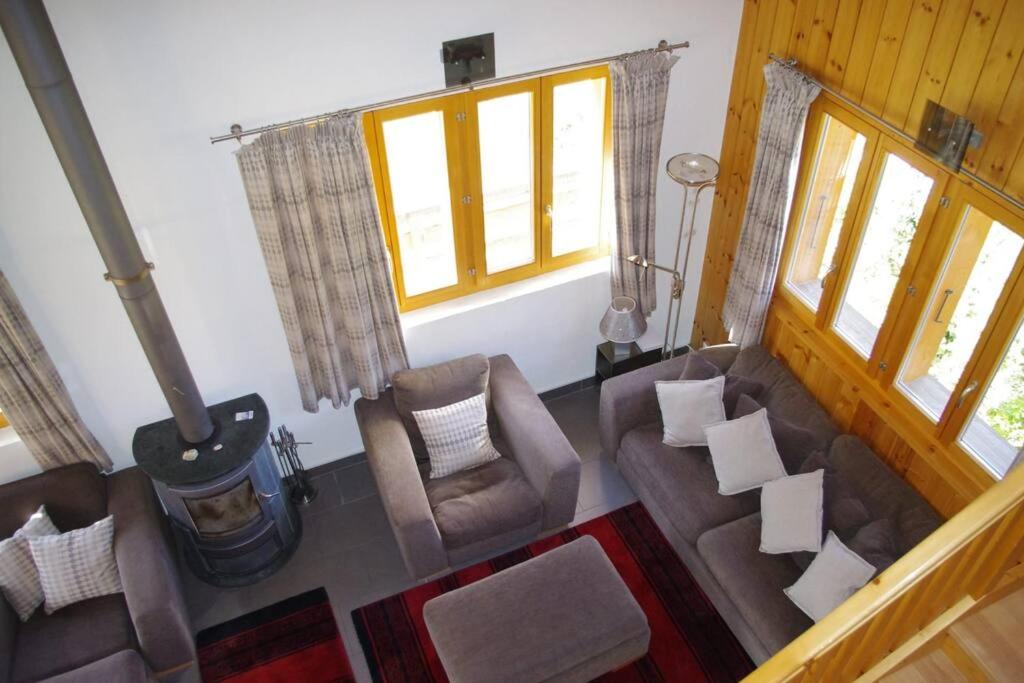 Posezení v ubytování Chalet Mille Étoiles