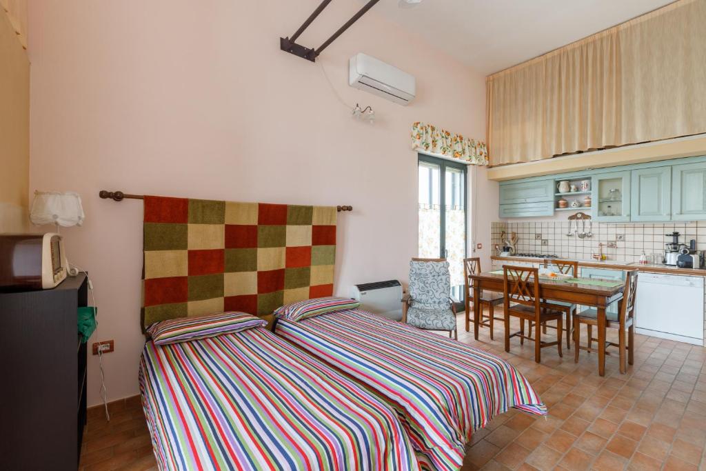 Kuchyň nebo kuchyňský kout v ubytování B&B Vigna del Duca