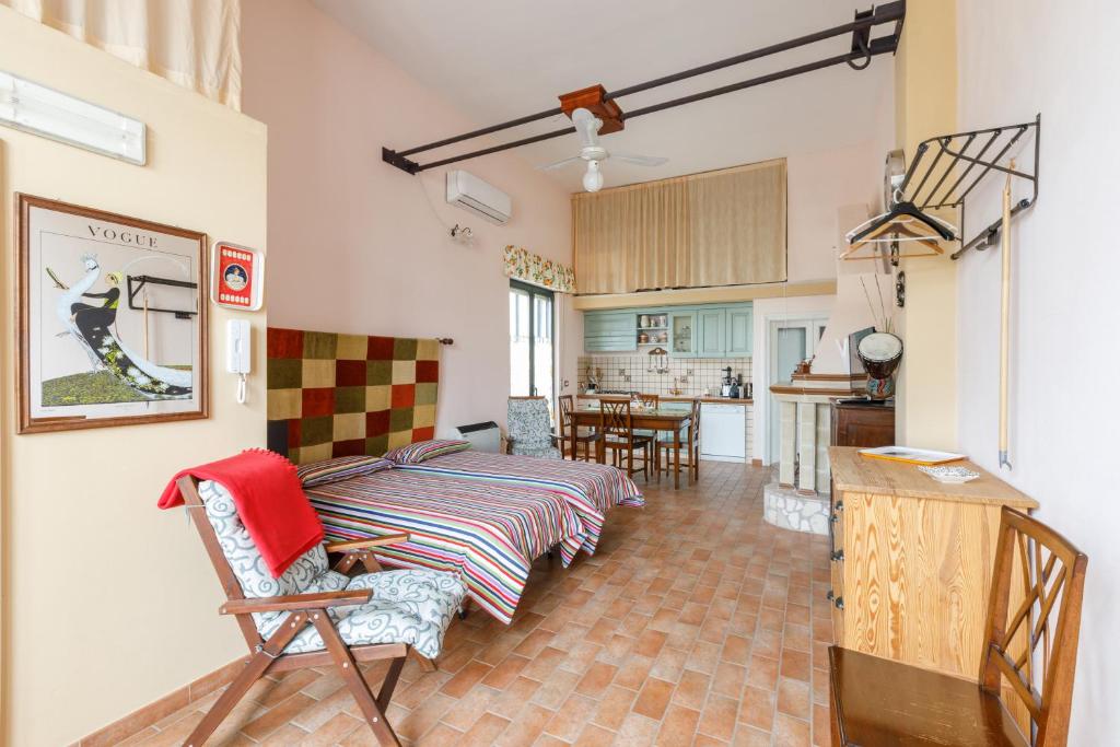 Kuchyň nebo kuchyňský kout v ubytování B&B Vigna del Duca