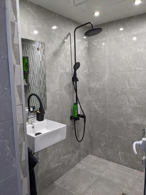 Koupelna v ubytování Zara Green Apartment 4 Guests Pet Friendly