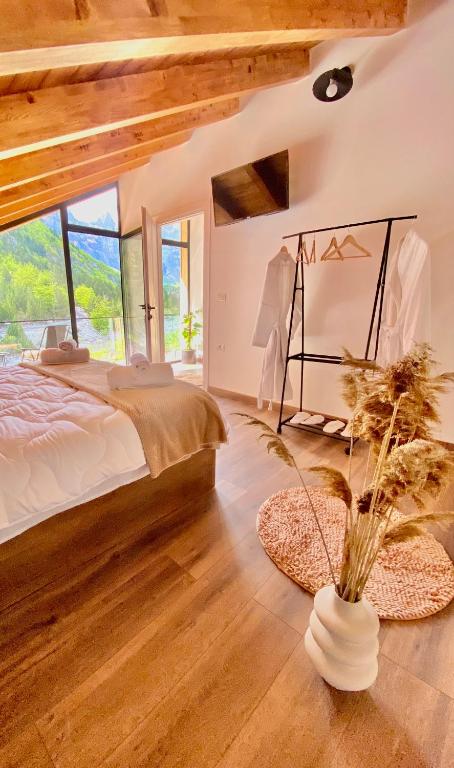 Letto o letti in una camera di Guesthouse Marashi