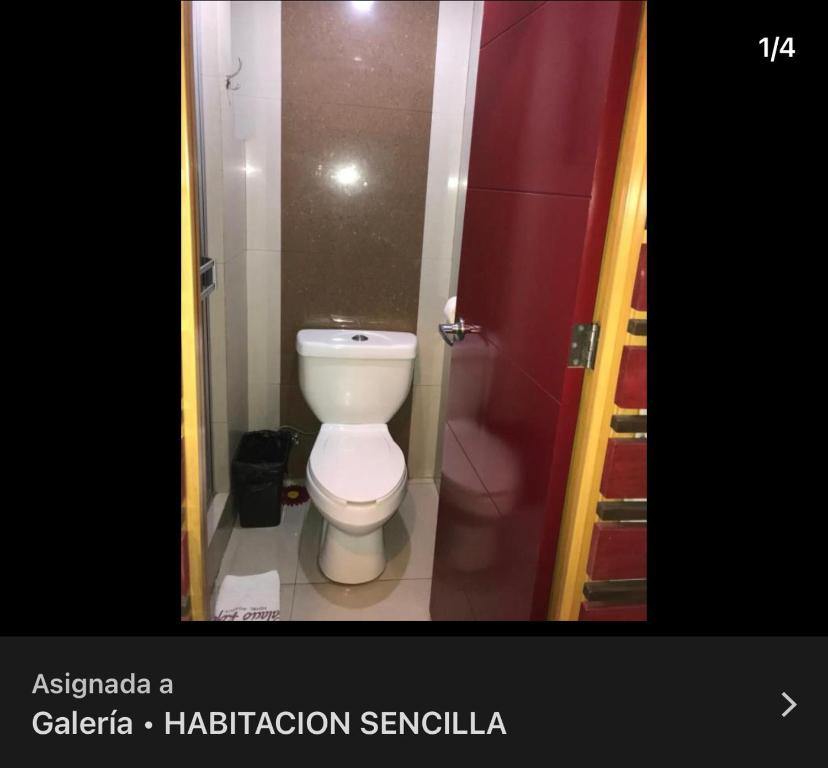 Koupelna v ubytování Palacio Rojo Hotel Familiar