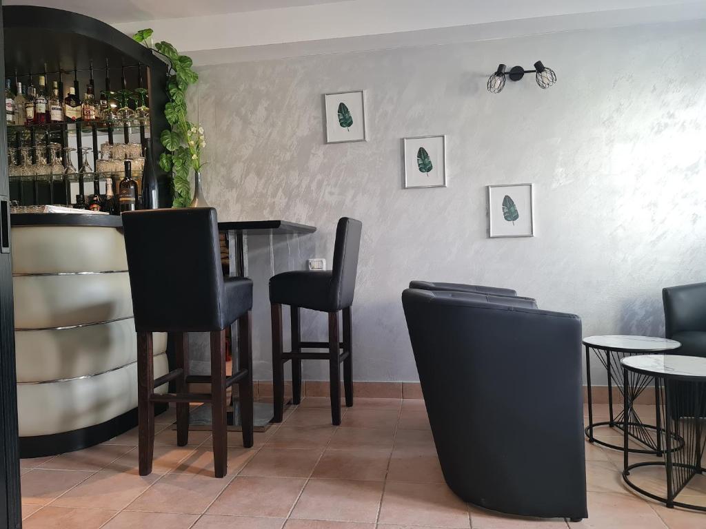 Posezení v ubytování Garni Hotel Keltika
