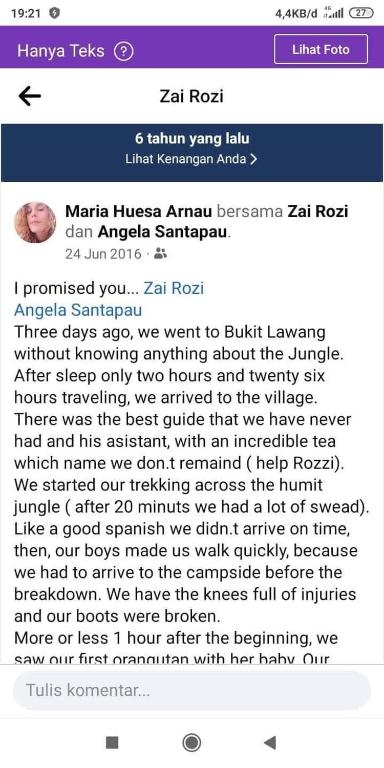 Orang Utan Jungle hiking