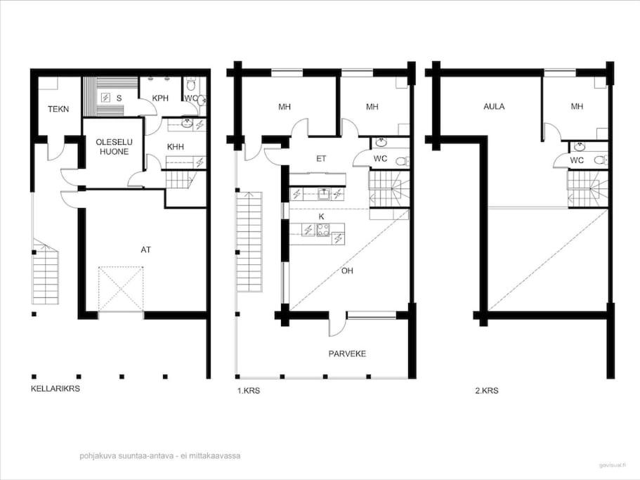 Планировка Levi Ski IN Ski OUT Premium VillaWestWind B