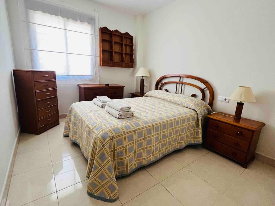 Postel nebo postele na pokoji v ubytování Apartamento Bella Bahía