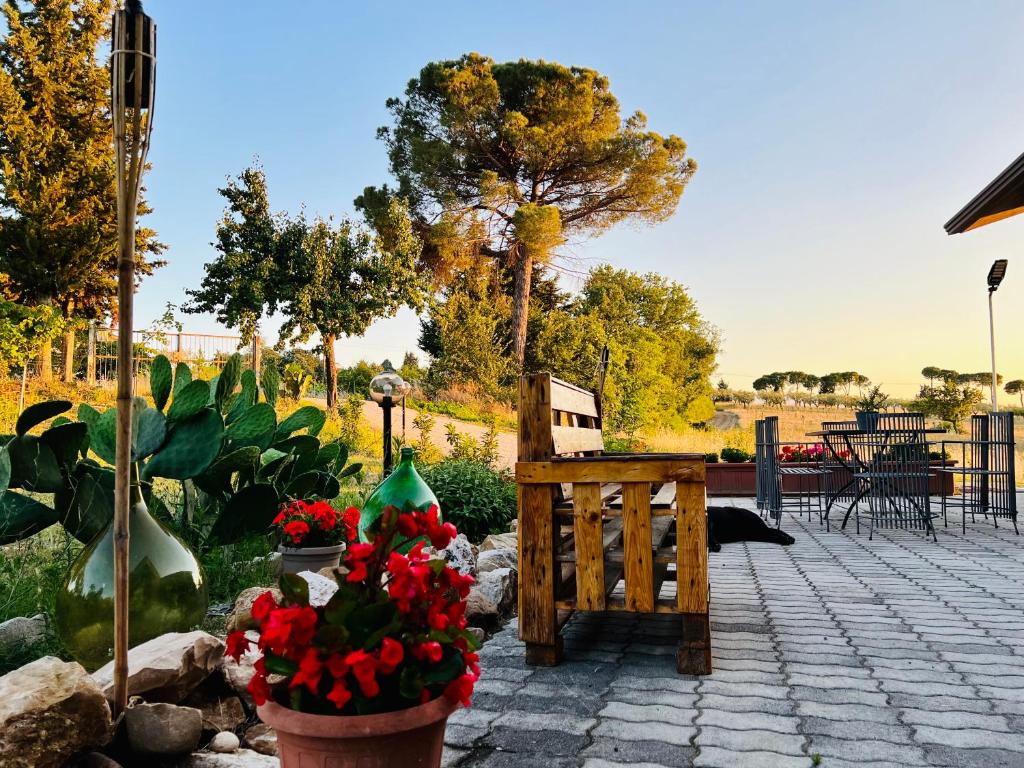 Balkon lub taras w obiekcie Bombrelais