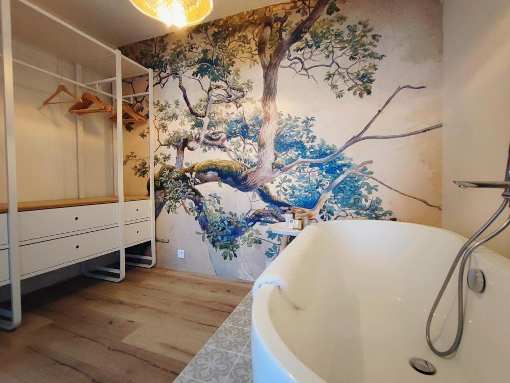 Koupelna v ubytování Les Suites - Saulieu