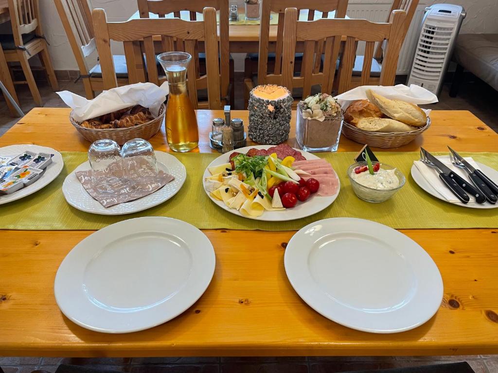 Jídlo v bed and breakfast nebo okolí