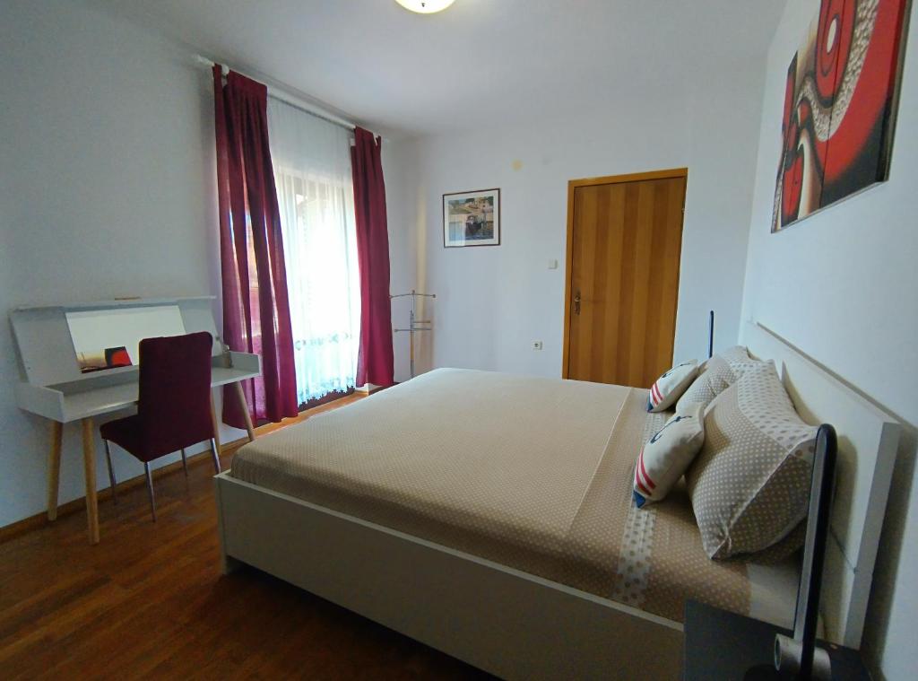 Postel nebo postele na pokoji v ubytování Villa Milan