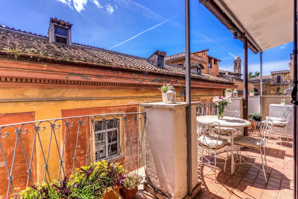Balkón alebo terasa v ubytovaní Maison Babuino