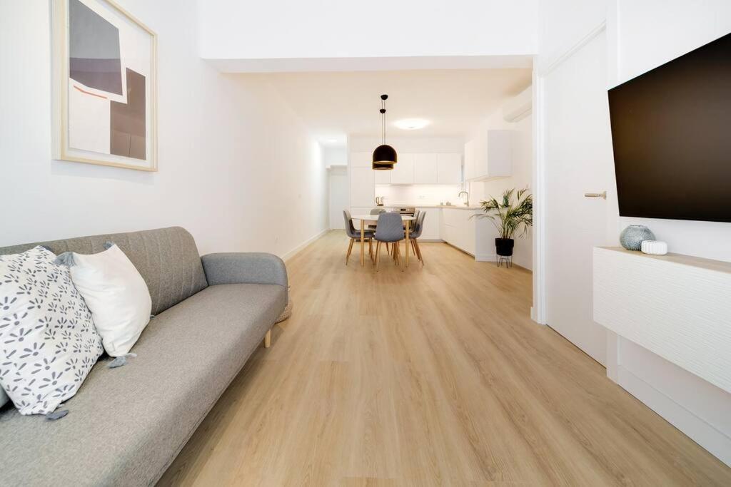 Televízia a/alebo spoločenská miestnosť v ubytovaní Esplendido apartamento en el centro