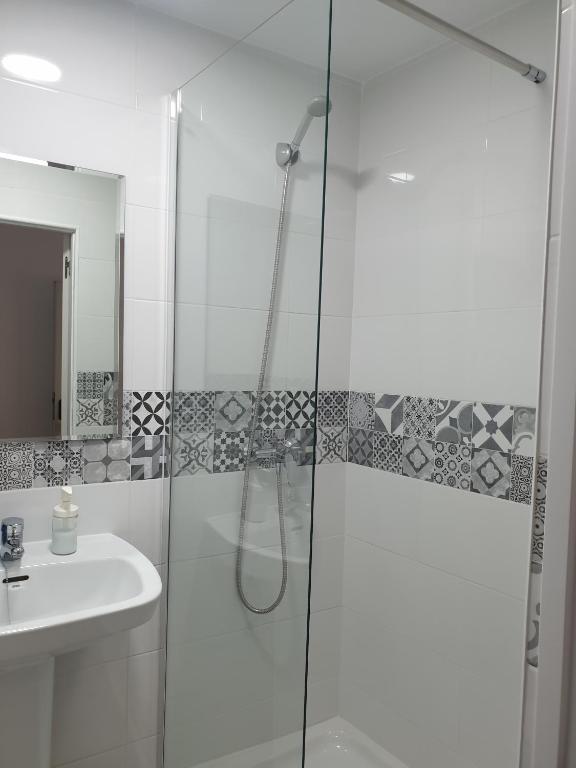 Kúpeľňa v ubytovaní Micaela Charming Hostal