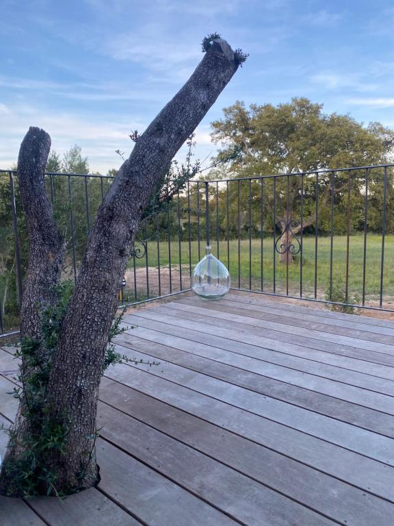 Vonkajšia záhrada v ubytovaní Villa de charme avec piscine