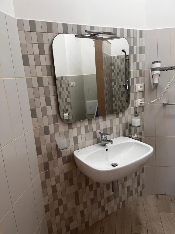 Koupelna v ubytování B&B Colle Acquabella