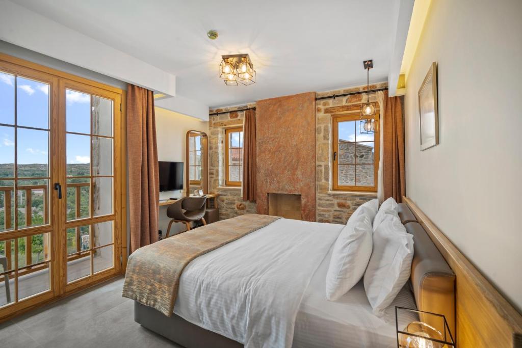 Postel nebo postele na pokoji v ubytování ZEYT INN HOTEL