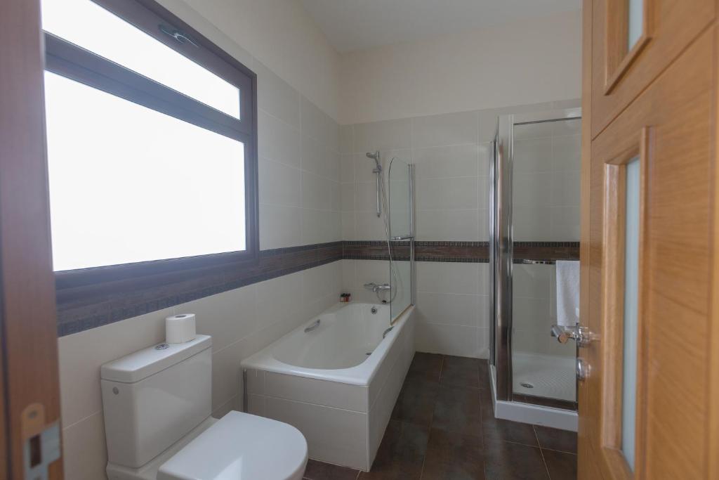 Koupelna v ubytování Sparta Luxury Villa