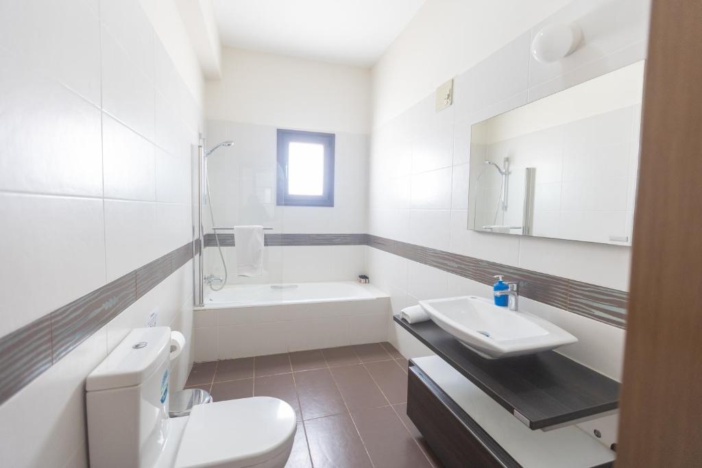 Koupelna v ubytování Sparta Luxury Villa