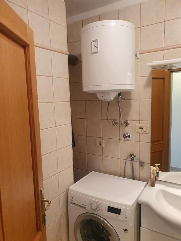 Koupelna v ubytování Apartman Sunrise