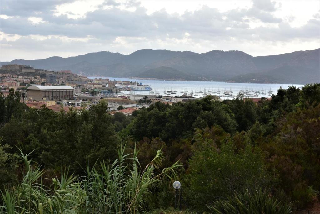 a view of a city and a body of water at Casa vacanze il Pastore Tedesco in Portoferraio
