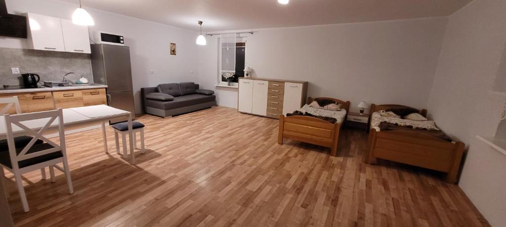 Kuchyňa alebo kuchynka v ubytovaní Domek nad morzem