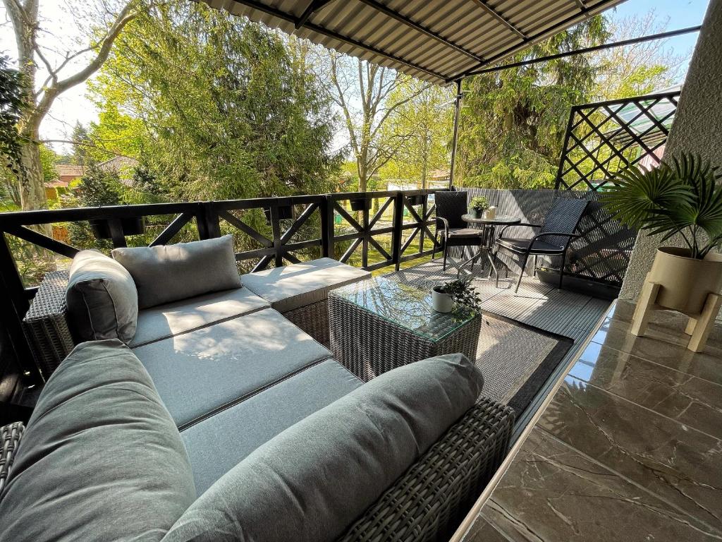 Posezení v ubytování Balaton Breeze Apartman