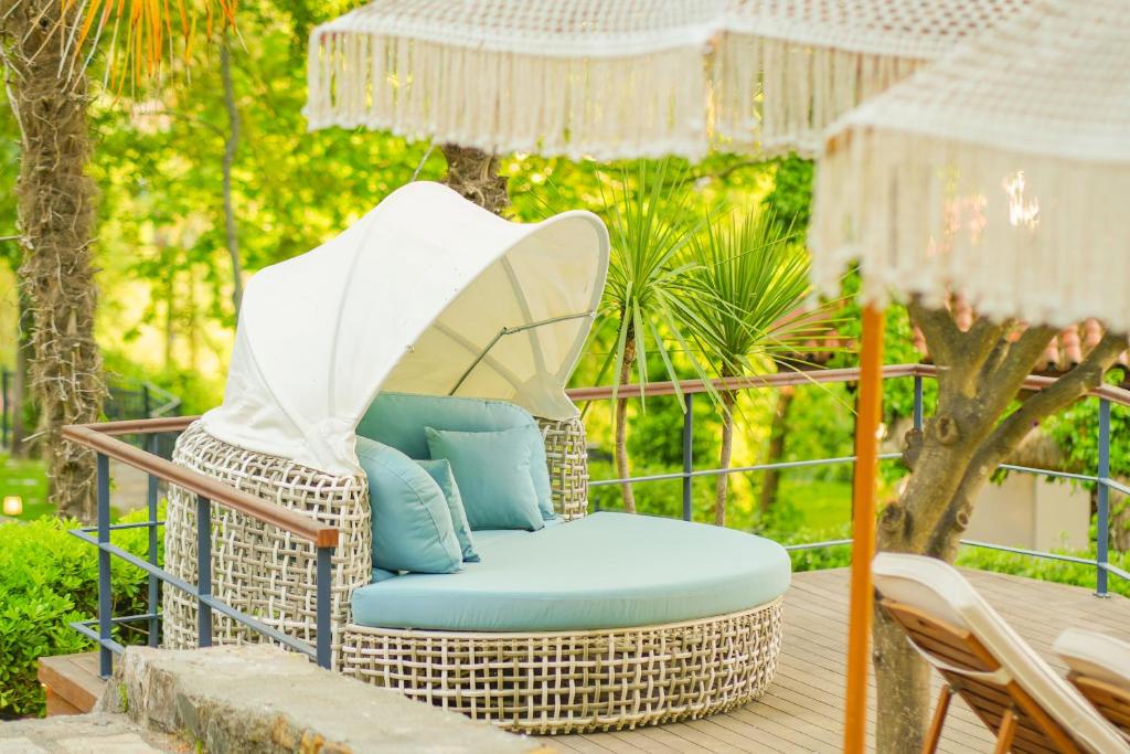 Zahrada ubytování Nuup Hotel
