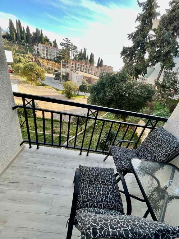 Balkón nebo terasa v ubytování Hotel Villa Garden Ulcinj-Ulqin