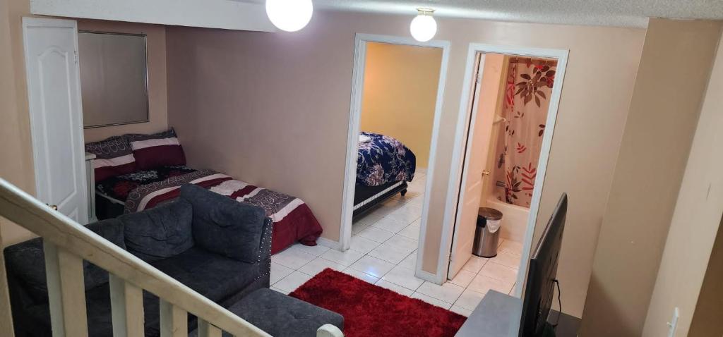 Posezení v ubytování Cozy private room
