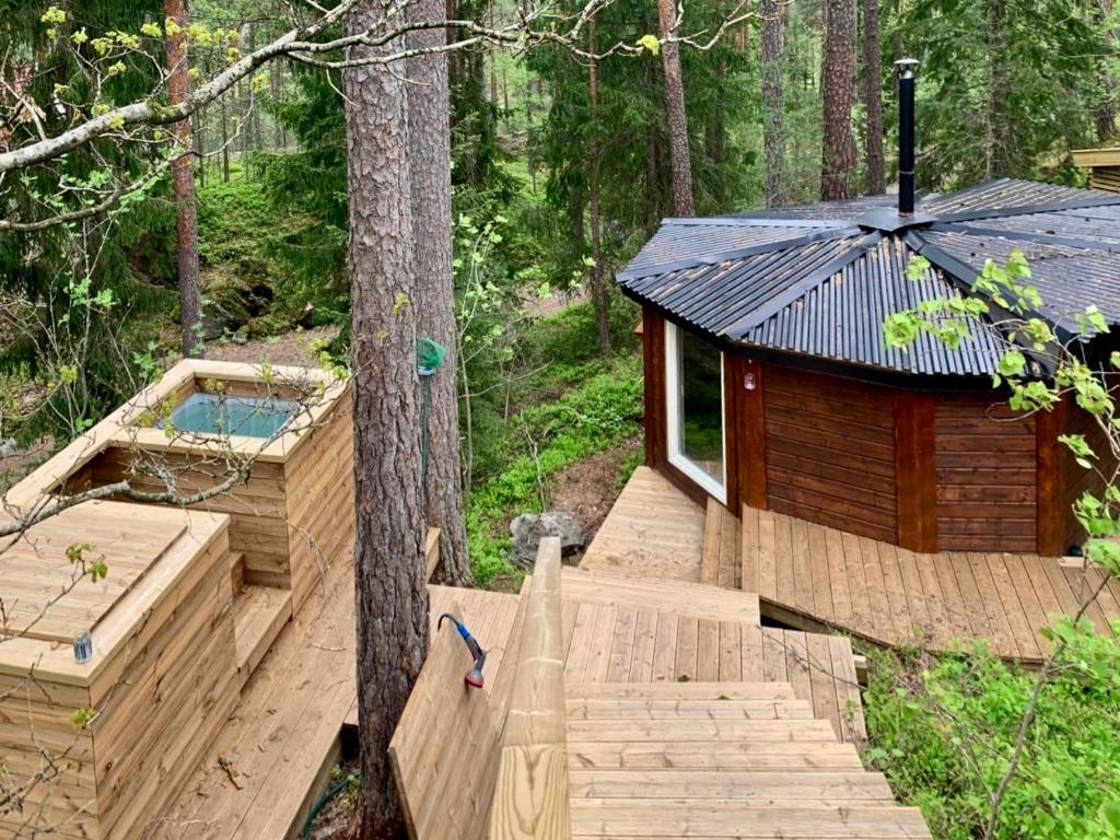 Holiday home Summer Cabin Nesodden sauna, ice bath tub, outdoor bar, gap hut,  Brevik, Norway 