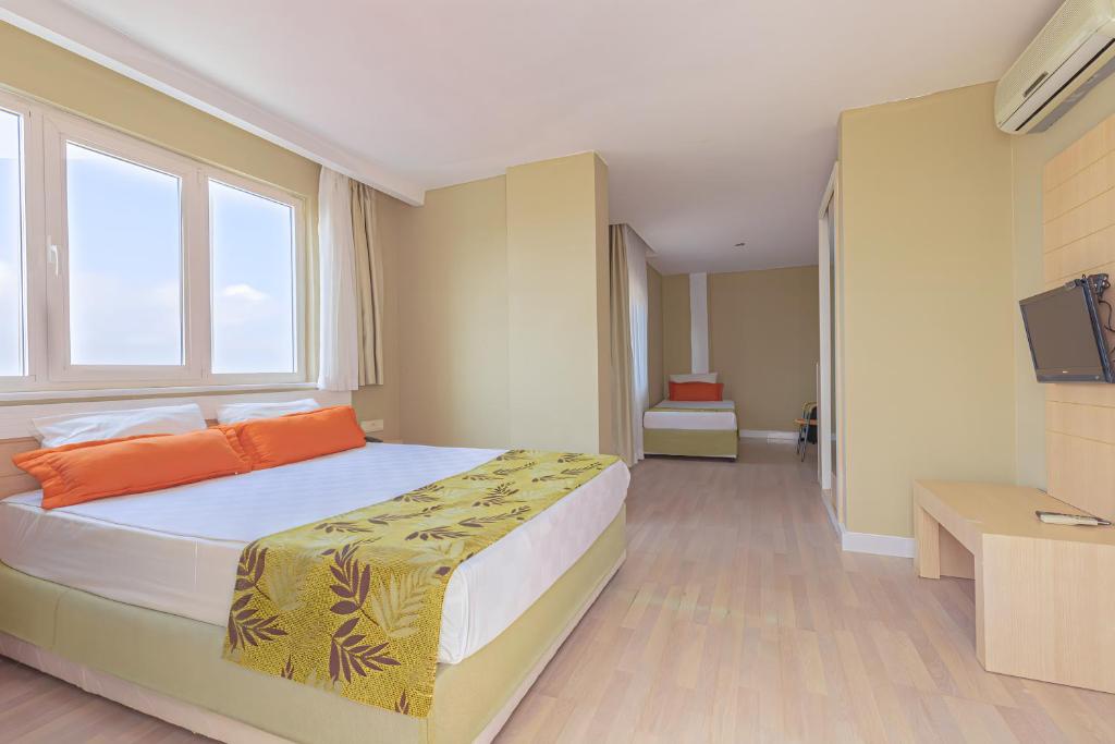 Postel nebo postele na pokoji v ubytování Akdora Elite Hotel & Spa