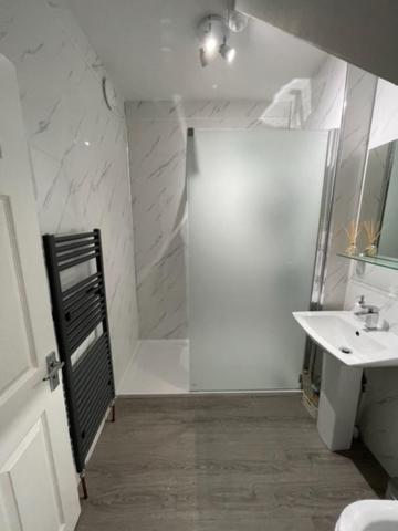 Koupelna v ubytování Dog Friendly Town House