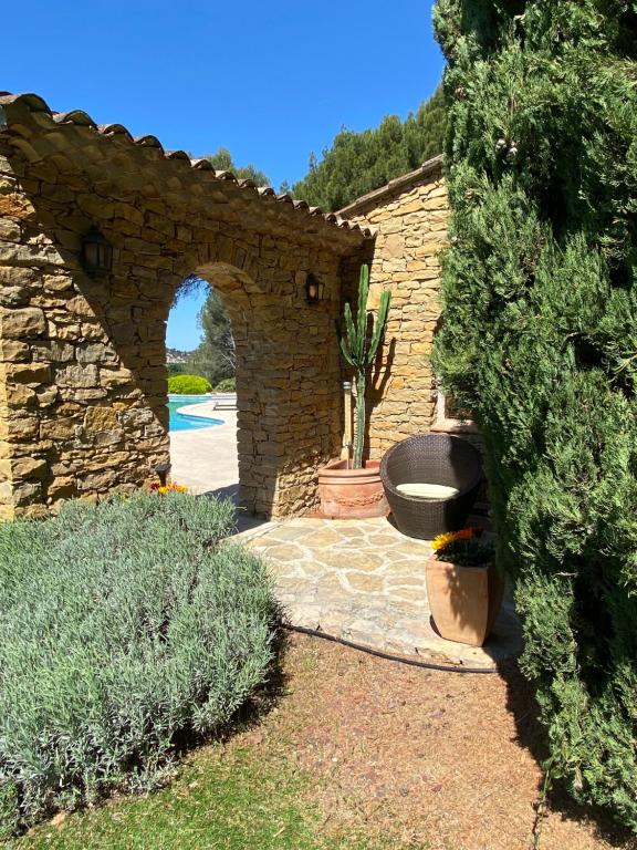 Zahrada ubytování Une Pause en Provence
