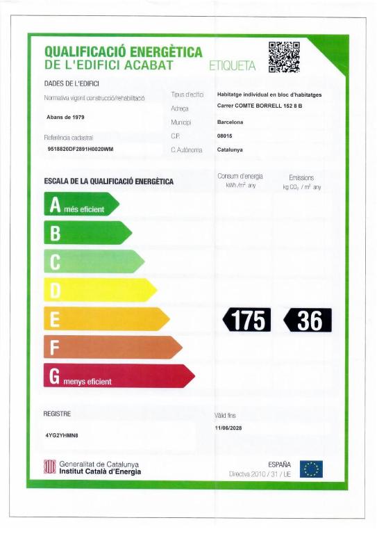 Certifikát, hodnocení, plakát nebo jiný dokument vystavený v ubytování Sweett - Eixample Borrell
