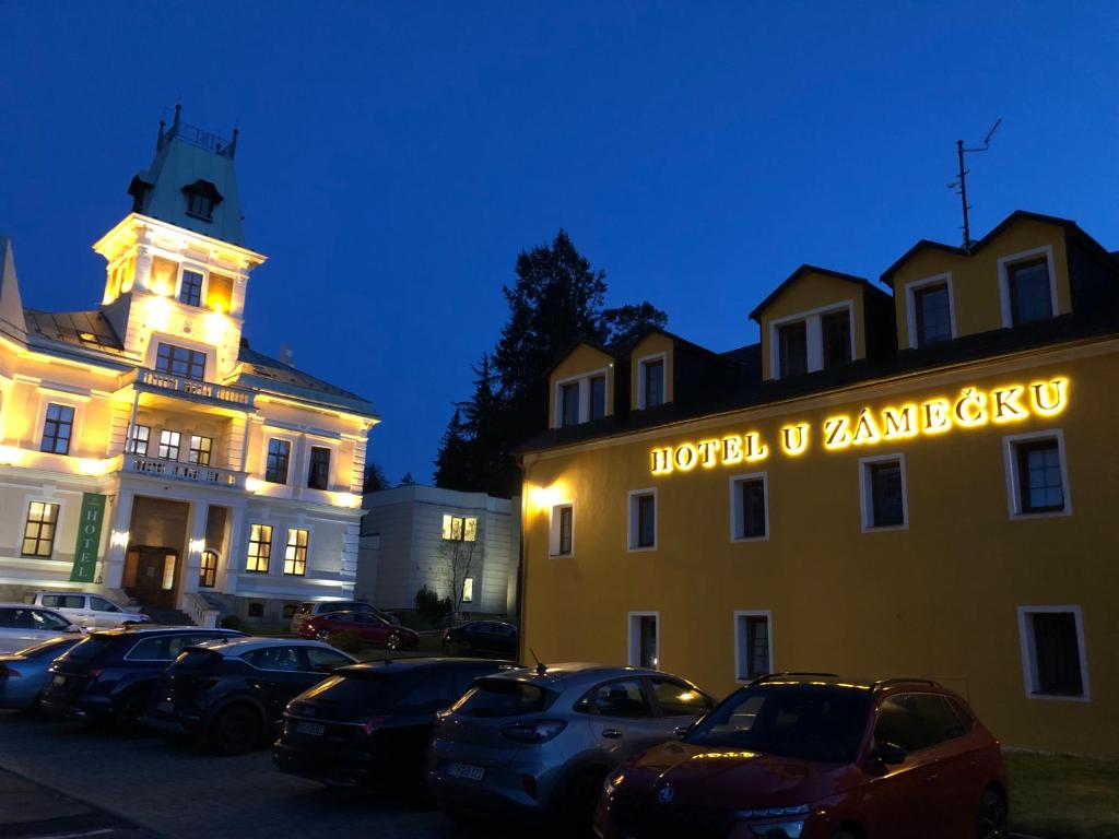 Das Gebäude in dem sich das Hotel befindet