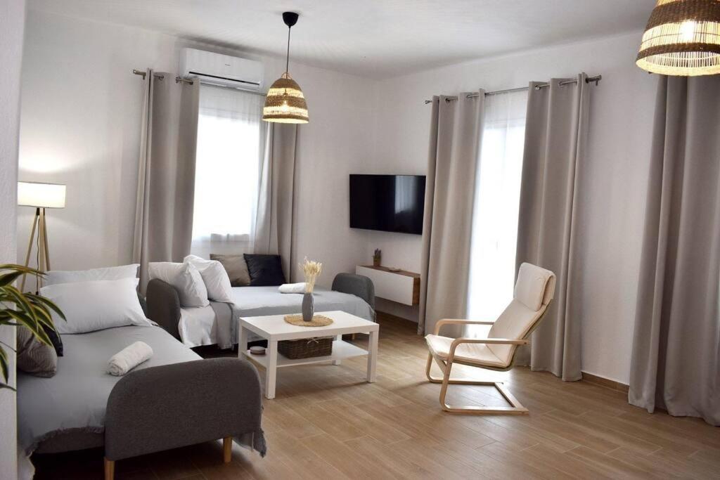 Posezení v ubytování Villa Eftychia