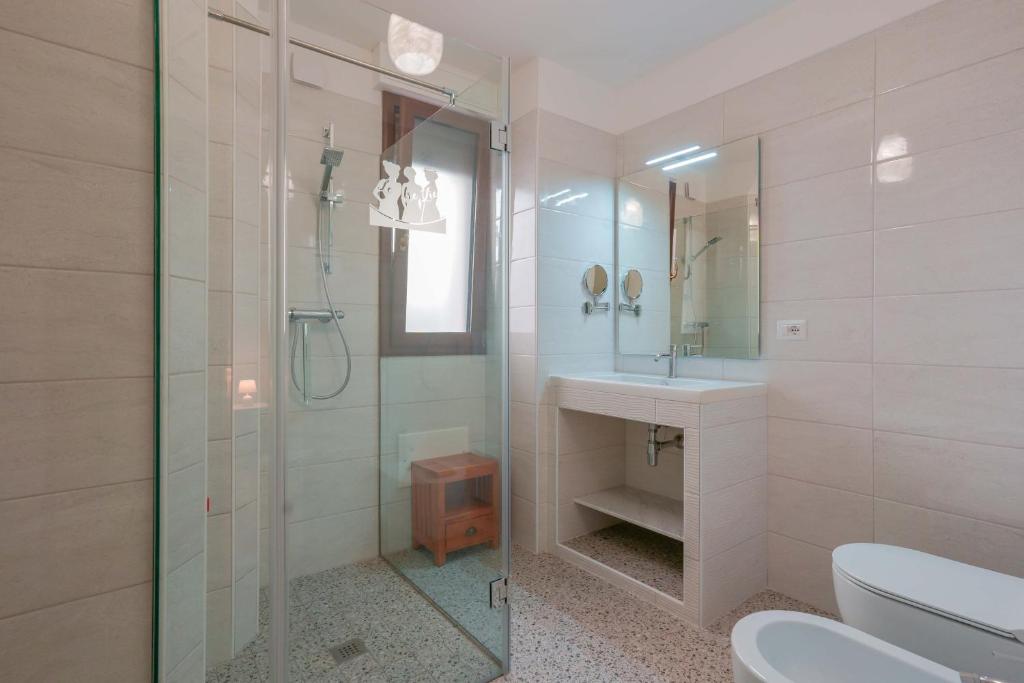 Koupelna v ubytování Le tre zie B&B