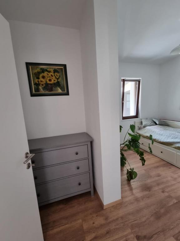 Postel nebo postele na pokoji v ubytování Hiša Rožmarin