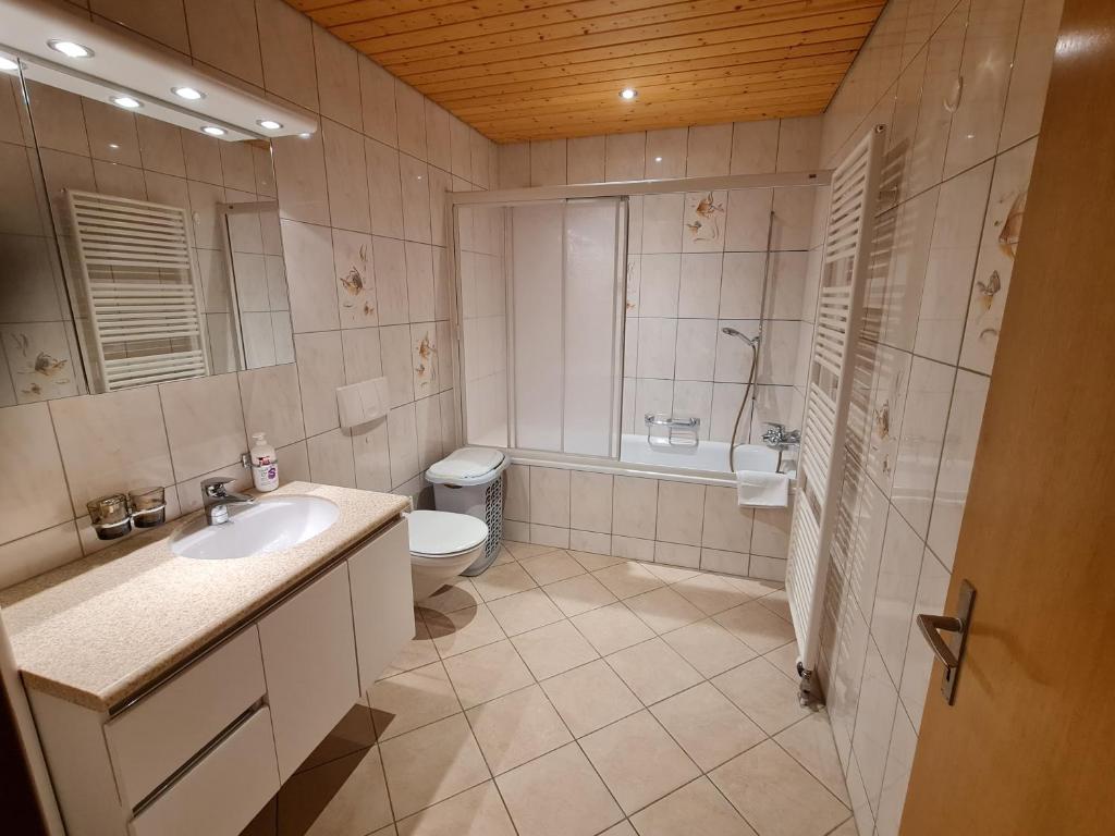 Ένα μπάνιο στο Dachwohnung in Welschenrohr