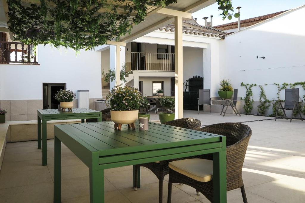 Patio alebo iná vonkajšia časť ubytovania Tomé, casa de huéspedes