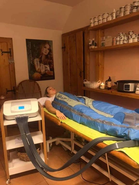 Postel nebo postele na pokoji v ubytování CHalupa Relax