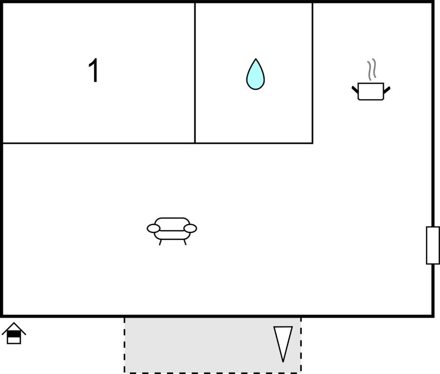 a schematic diagram of the proposed algorithm for detecting the presence of a reactivating gas at Awesome Apartment In Mljet With Wifi in Polače