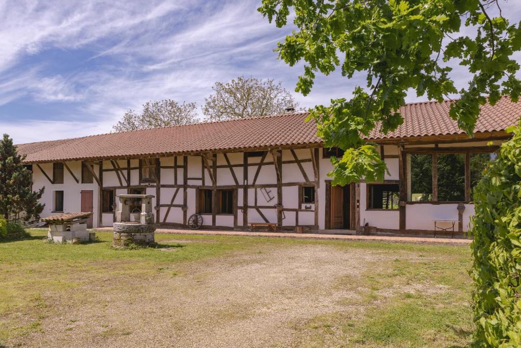 Zahrada ubytování Longère bressane de la Verne