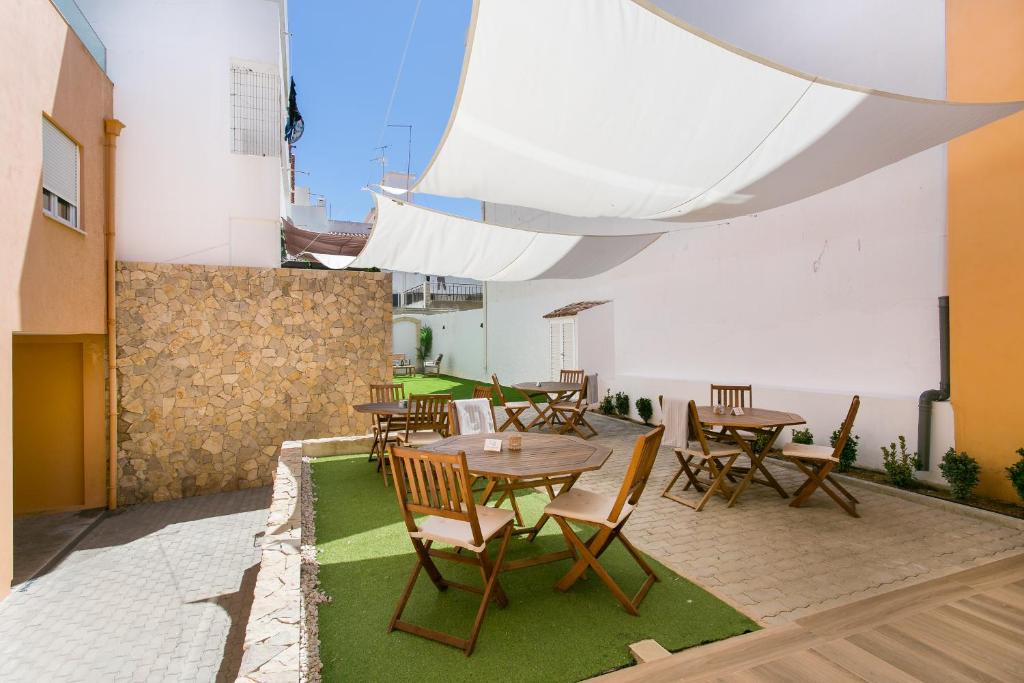 Posezení v ubytování Casa Amarela Guesthouse