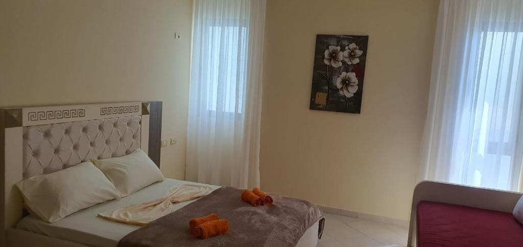Postel nebo postele na pokoji v ubytování Apartamenti 204