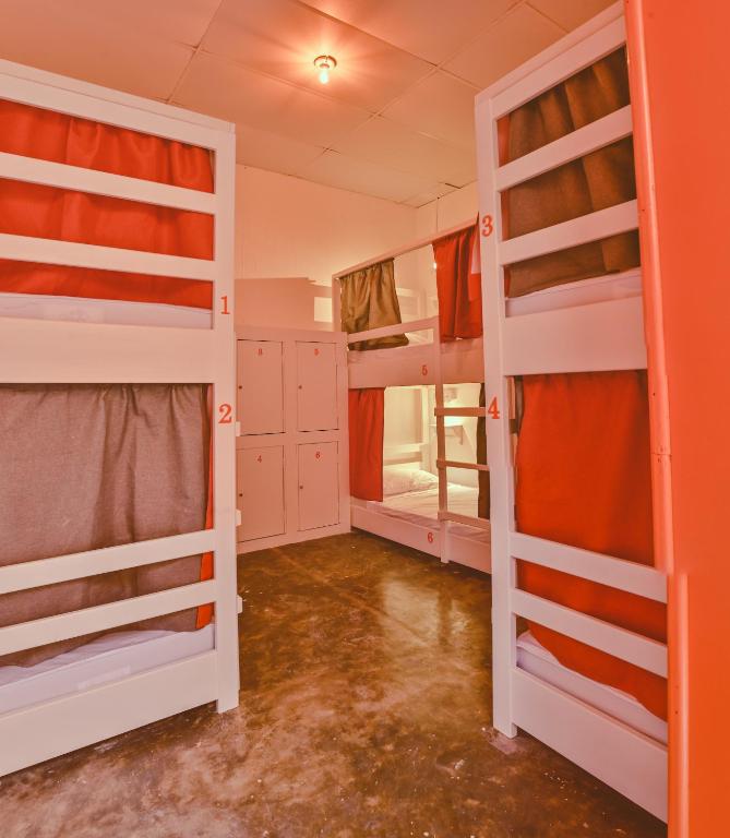 Postel nebo postele na pokoji v ubytování Macarena Hostel